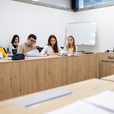 Sala de audiencias, Abogacía, Carreras, Universidad Católica