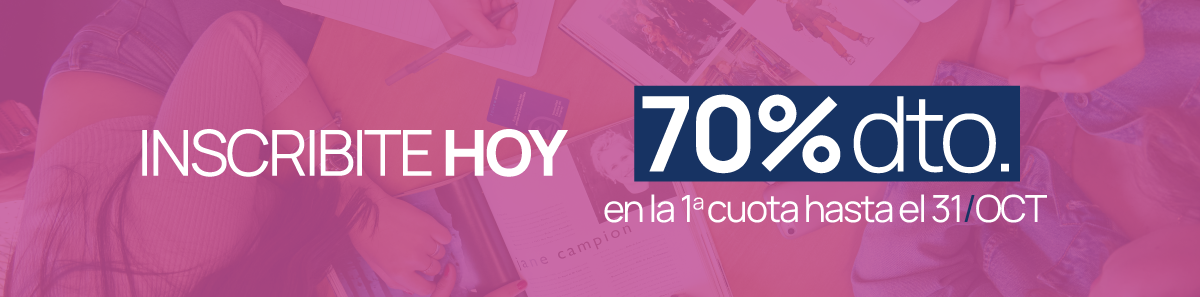 Banner 70% Dto Admisiones