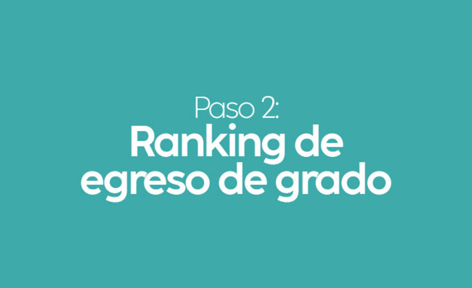 imagen de Diabetología: Paso 2 Ranking de egreso de grado