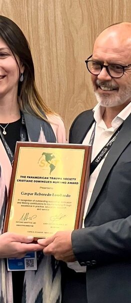 Profesor UCU fue premiado por su aporte a la enfermería de trauma para América Latina