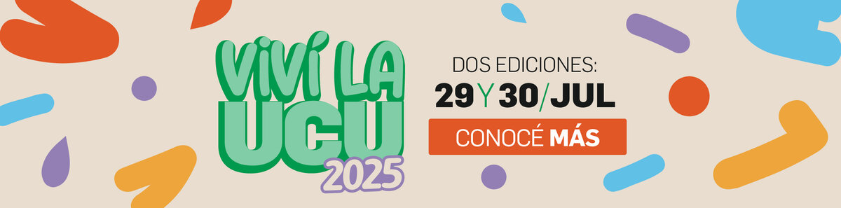 Viví la UCU 2025 banner.
