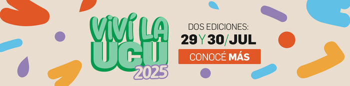 Viví la UCU 2025 banner.