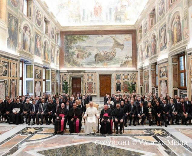 El Papa León XIV recibió al rector y a los vicerrectores de la UCU