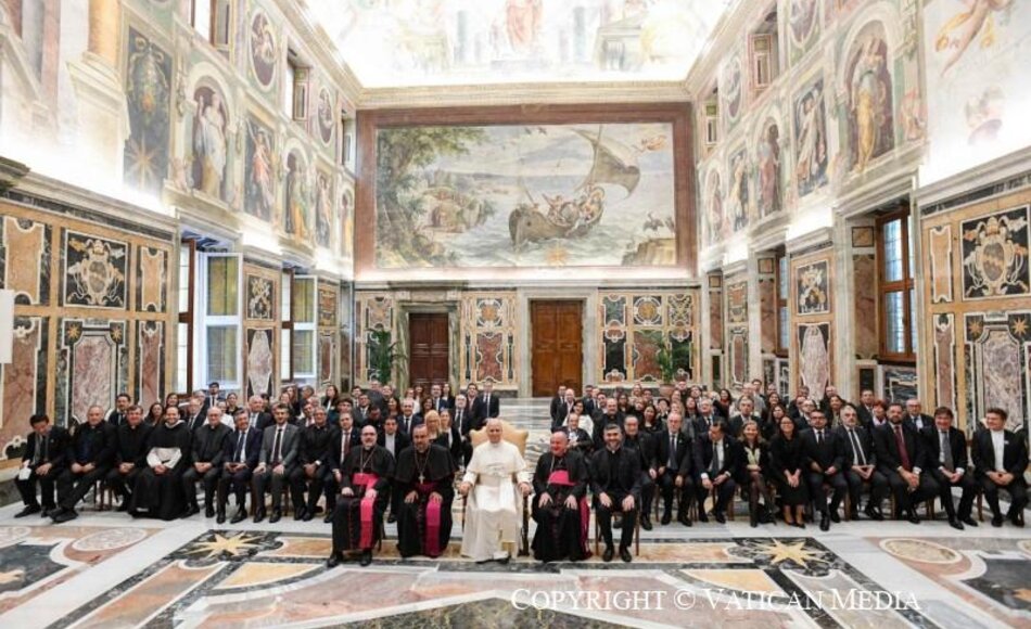 imagen de El Papa León XIV recibió al rector y a los vicerrectores de la UCU