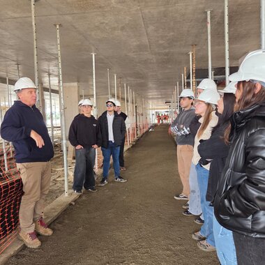 Visita a obra en Uruguay