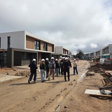 Visita a obra en Uruguay