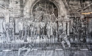 imagen de De la Escuela de Atenas a la Universidad: la UCU inauguró obra de Federico Arnaud