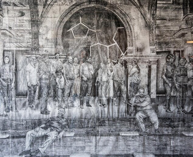 De la Escuela de Atenas a la Universidad: la UCU inauguró obra de Federico Arnaud